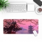 Eco-friendly Japanese / Chinese Style Mouse Pad 4mm Thickness for Gaming Keyboard Anti-slip Rubber Base Desk Mat